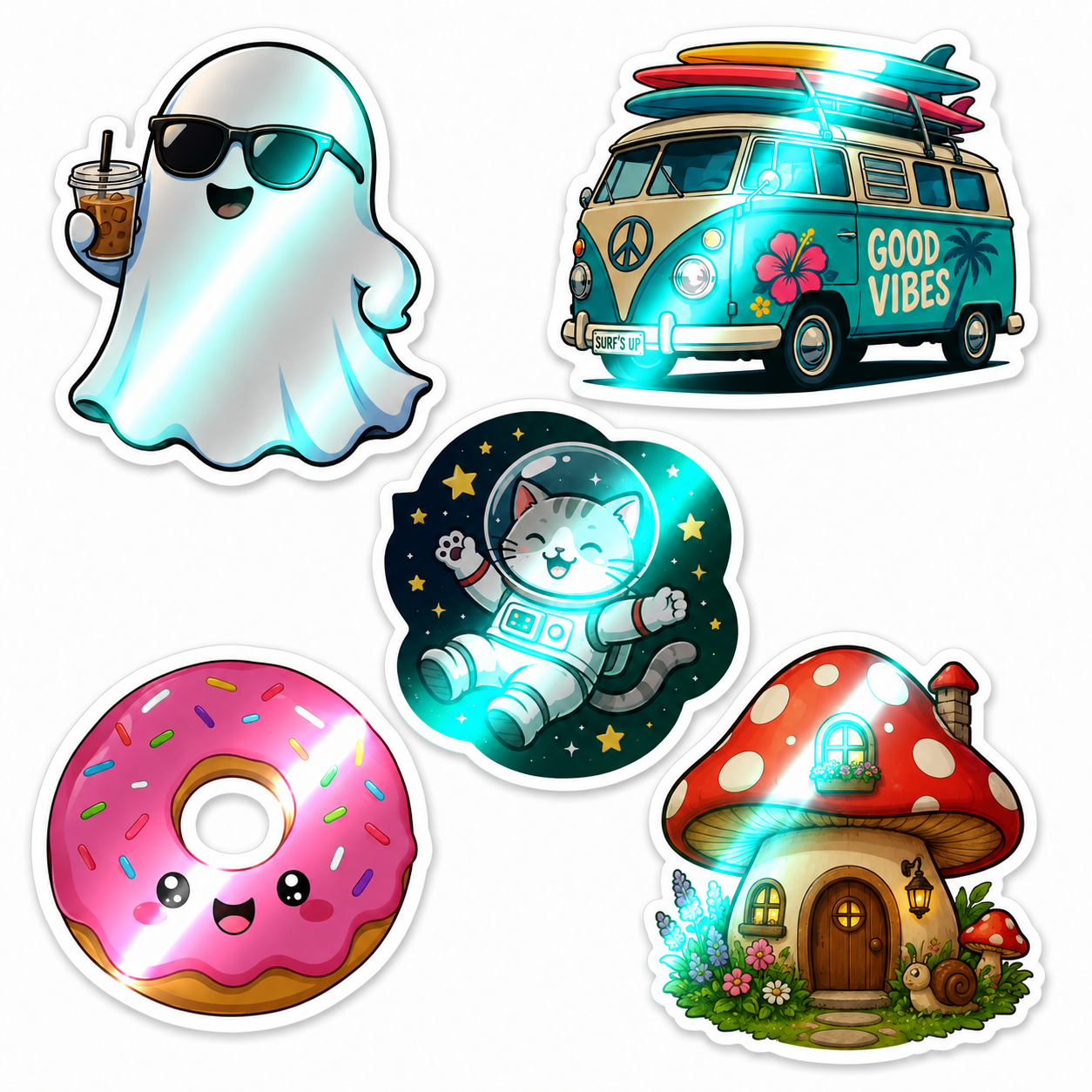 Reflective Vinyl Custom Designed Stickers